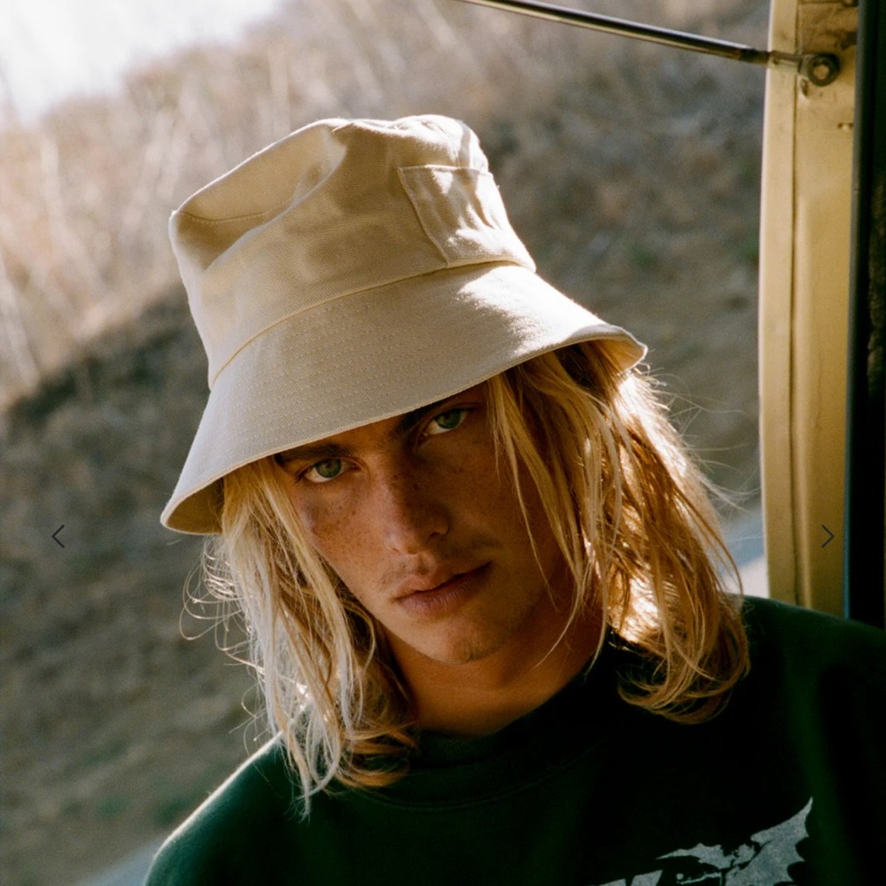 Lack Of Color Beige Bucket Hat